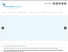 Tablet Screenshot of empoweringstrengths.com